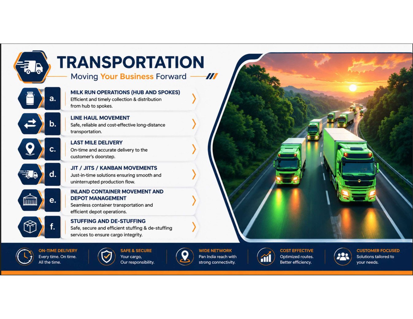 Transportation capabilities